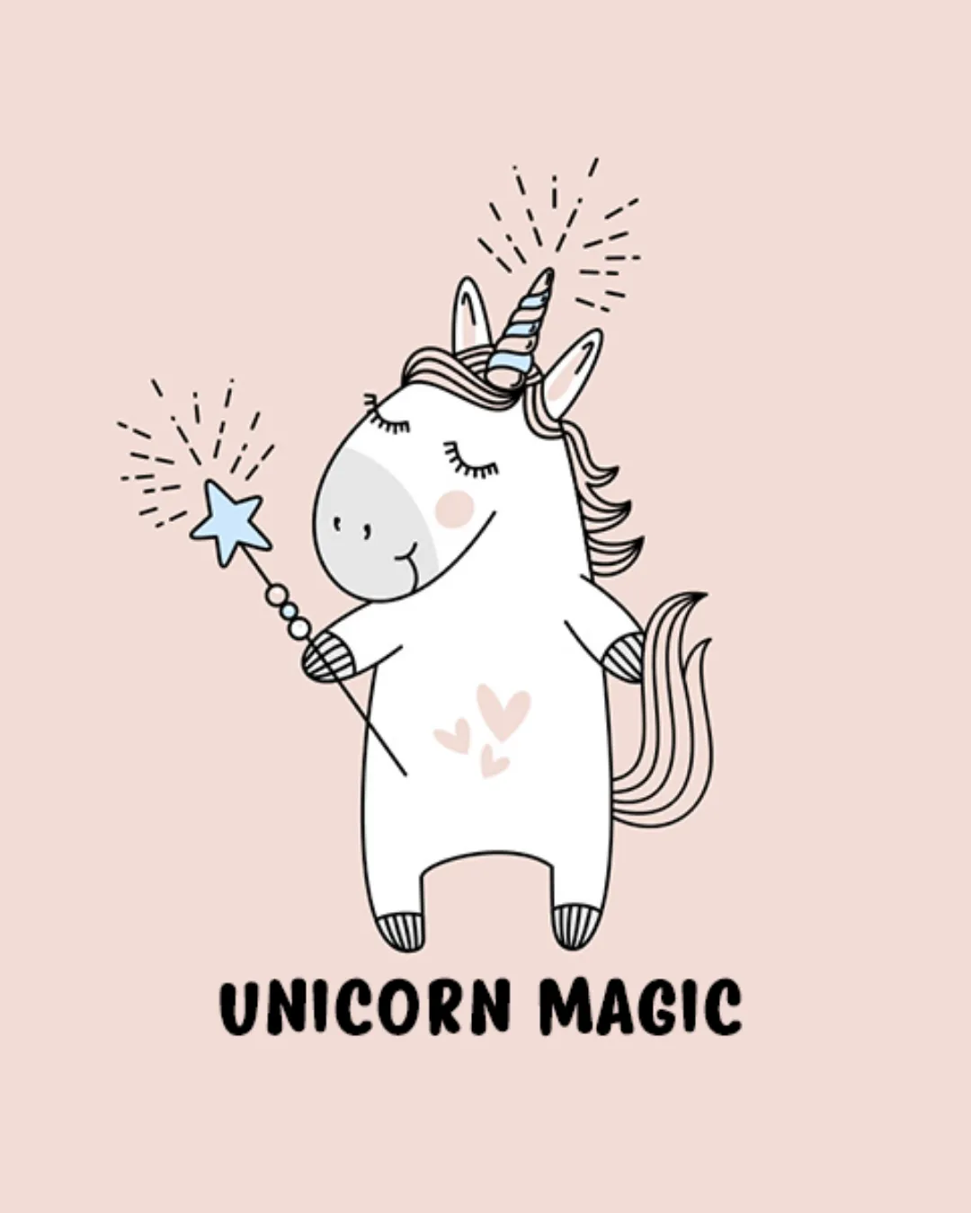 Magical unicorn artwork created with Art Tap Fun